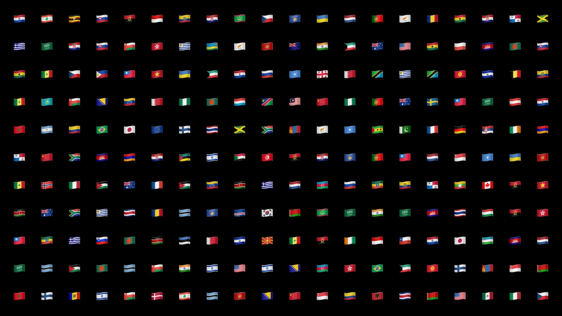 Emoji flags hero image